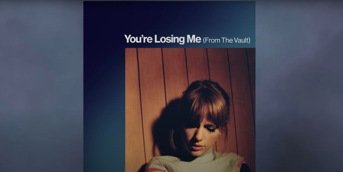 Portada de 'You're losing me' de Taylor Swift