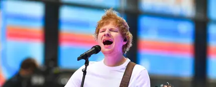 El cantante Ed Sheeran en The Today Show Citi Concert Series, en Nueva York, en 2023. El cantante Ed Sheeran en The Today Show Citi Concert Series, en Nueva York, en 2023.