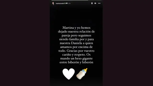 María Casado y Martina diRosso rompen