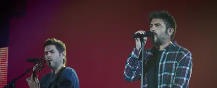 Estopa, durante un concierto en Madrid en 2019. Estopa, durante un concierto en Madrid en 2019.