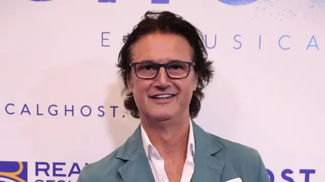 Javier Castillo (Poty), en la premiere del musical 'Ghost', en Madrid.