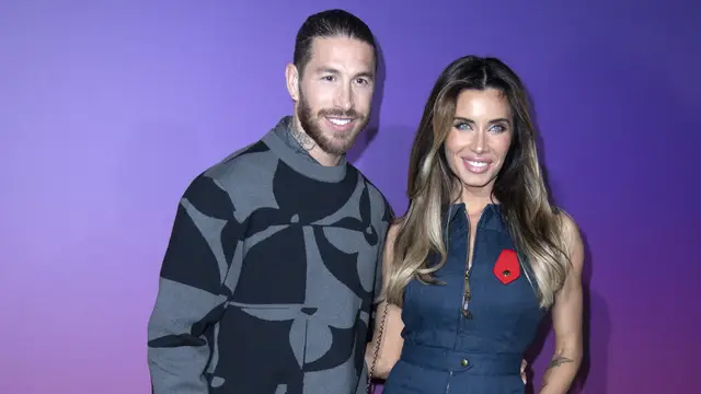 Sergio Ramos y Pilar Rubio, en junio de 2022 en París.