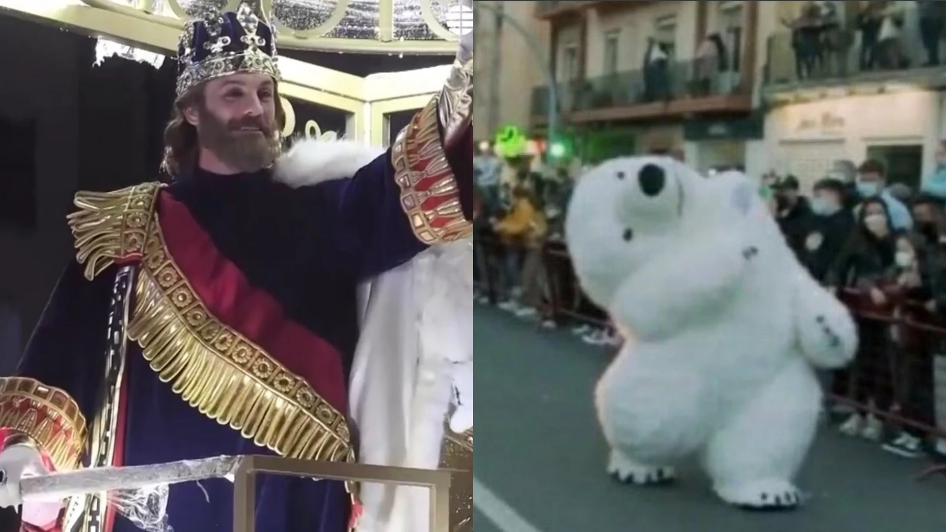 Del atractivo rey Gaspar al oso con el cuello torcido: los mejores memes de las Cabalgatas de los Reyes Magos