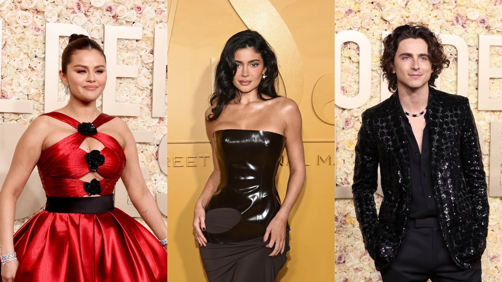 Selena Gomez, Kylie Jenner y Timothée Chalamet