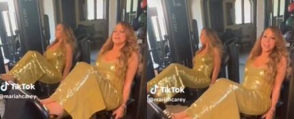 Mariah Carey se burla de las críticas por ser &#39;muy diva&#39; y sube un video en el gimnasio con tacones