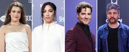 Amaia, María José Llergo, Bisbal y Estopa Amaia, María José Llergo, Bisbal y Estopa