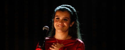 Amaia, en la ceremonia de los Goya 2020 durante el homenaje a Marisol.