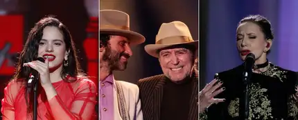 Rosalía, Joaquín Sabina y Leiva y Luz Casal Rosalía, Joaquín Sabina y Leiva y Luz Casal