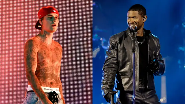 La relación de Usher y Justin Bieber