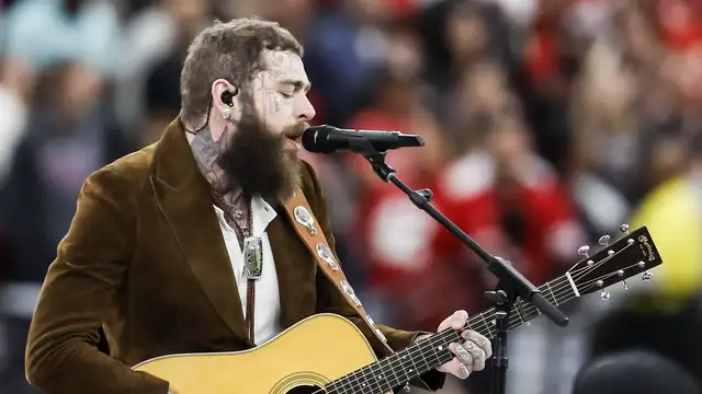 Post Malone canta 'America the Beautiful' en la Super Bowl
