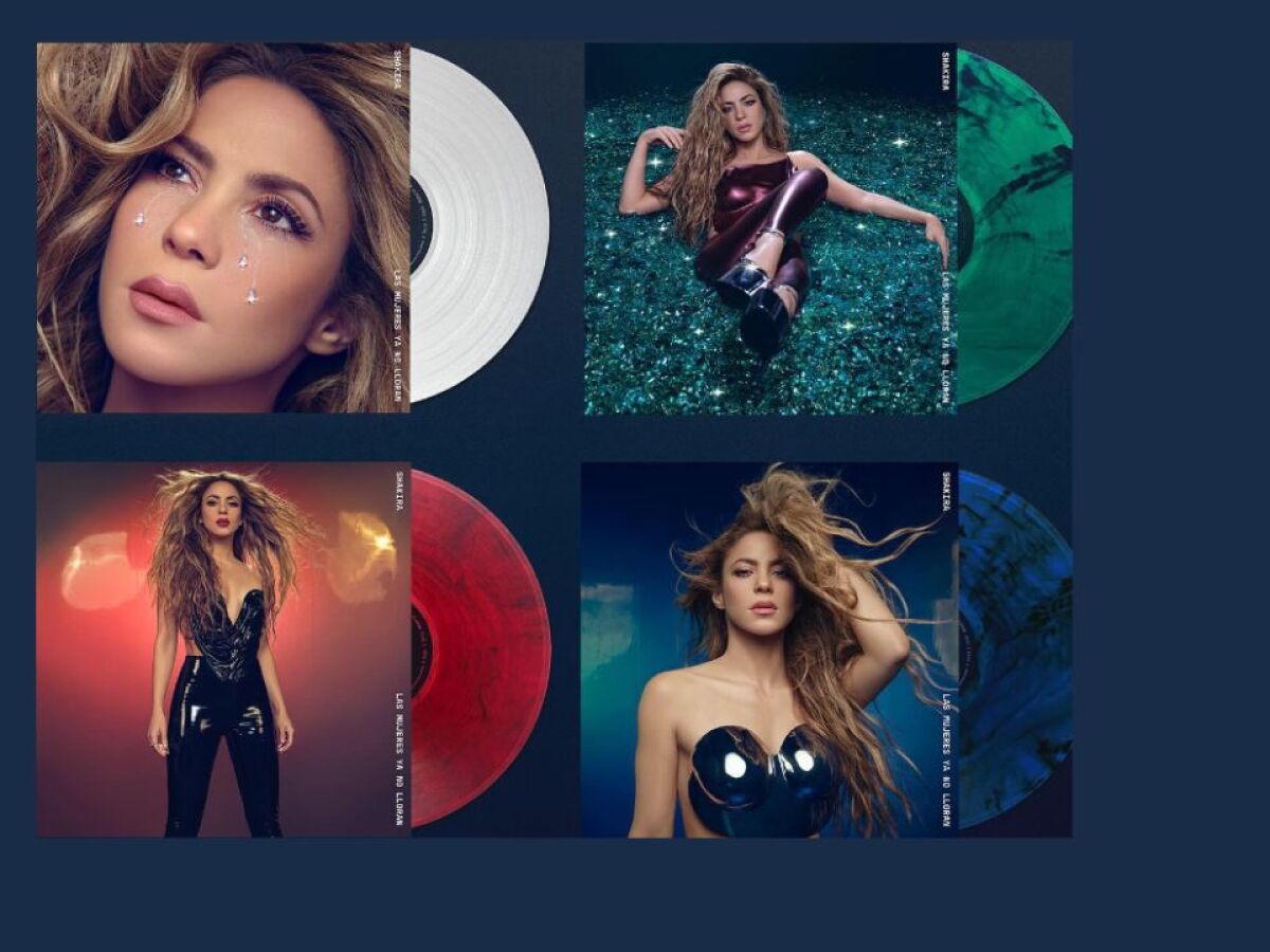Shakira explica el significado de las cuatro portadas de su disco ...