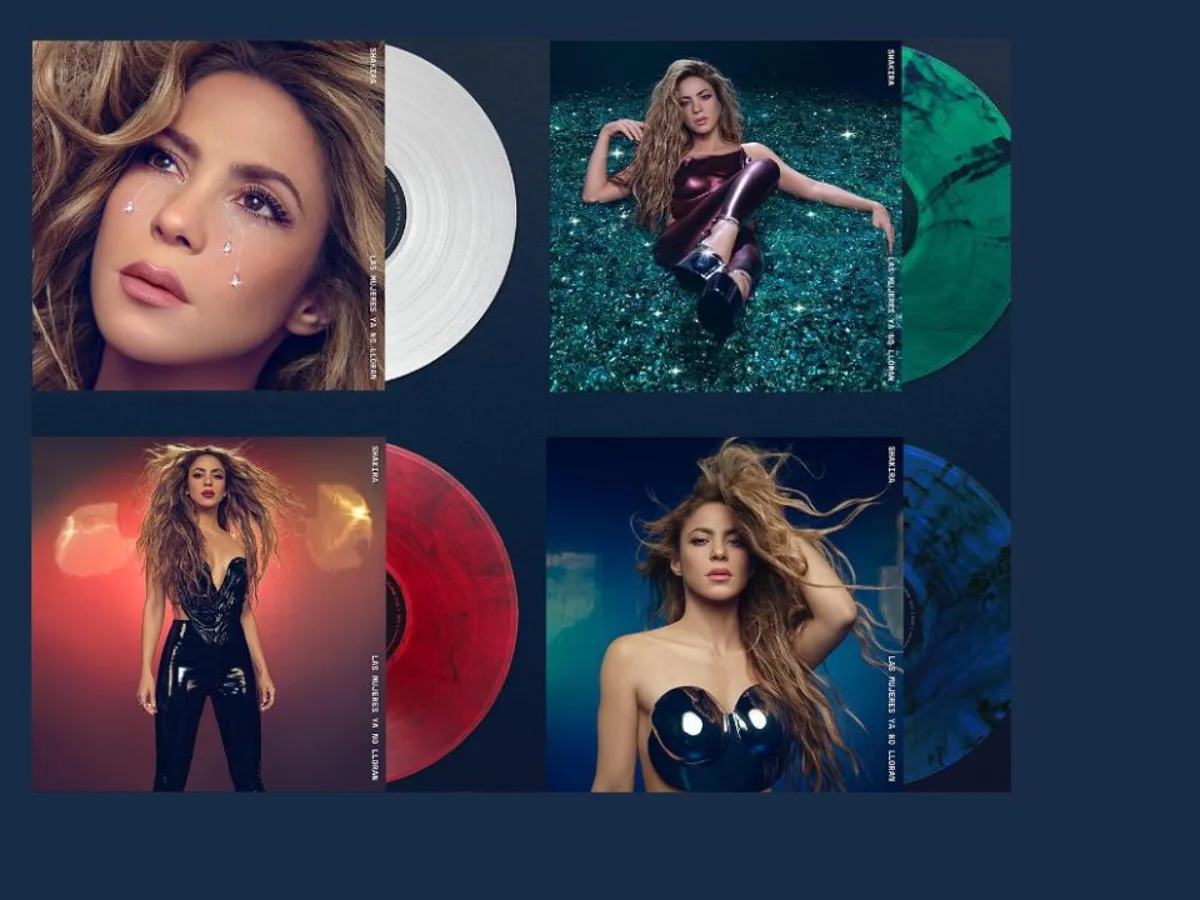 Shakira explica el significado de las cuatro portadas de su disco ...