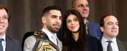 Ilia Topuria y su pareja Giorgina Uzcategui Badell. Ilia Topuria y su pareja Giorgina Uzcategui Badell.