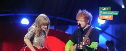Taylor Swift y Ed Sheeran