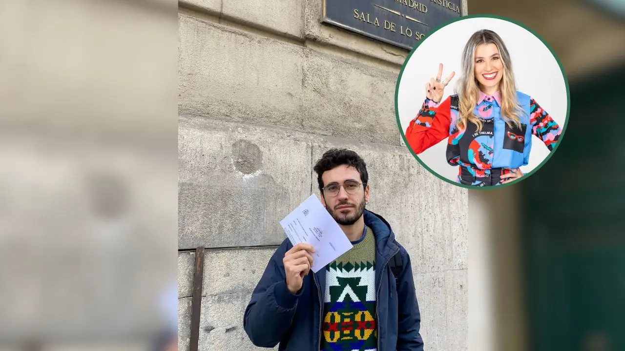 Rober Rahona presenta la denuncia contra Eva Soriano en el juzgado. Rober Rahona presenta la denuncia contra Eva Soriano en el juzgado.