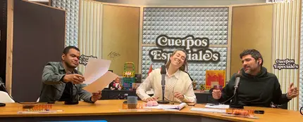 Arturo Paniagua con Eva Soriano y Nacho García en 'Cuerpos especiales'. Arturo Paniagua con Eva Soriano y Nacho García en 'Cuerpos especiales'.