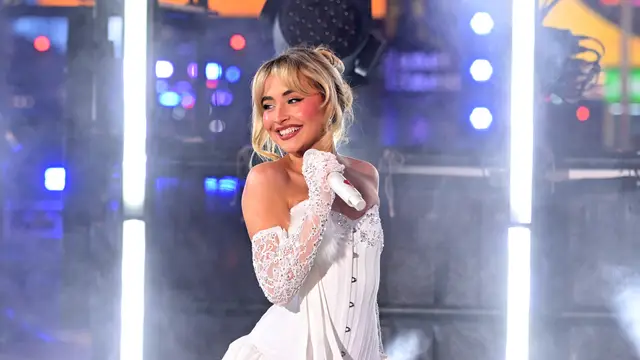 Sabrina Carpenter, el 31 de diciembre de 2023 en Nueva York