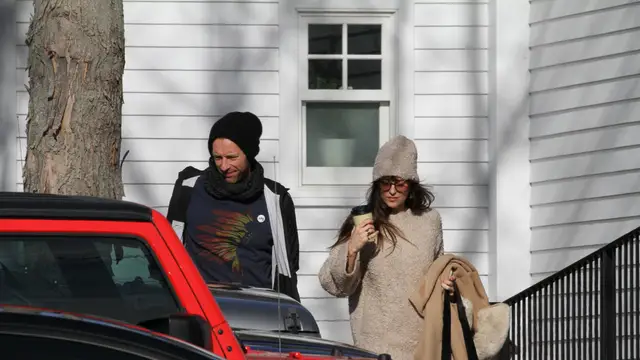 Chris Martin y Dakota Johnson