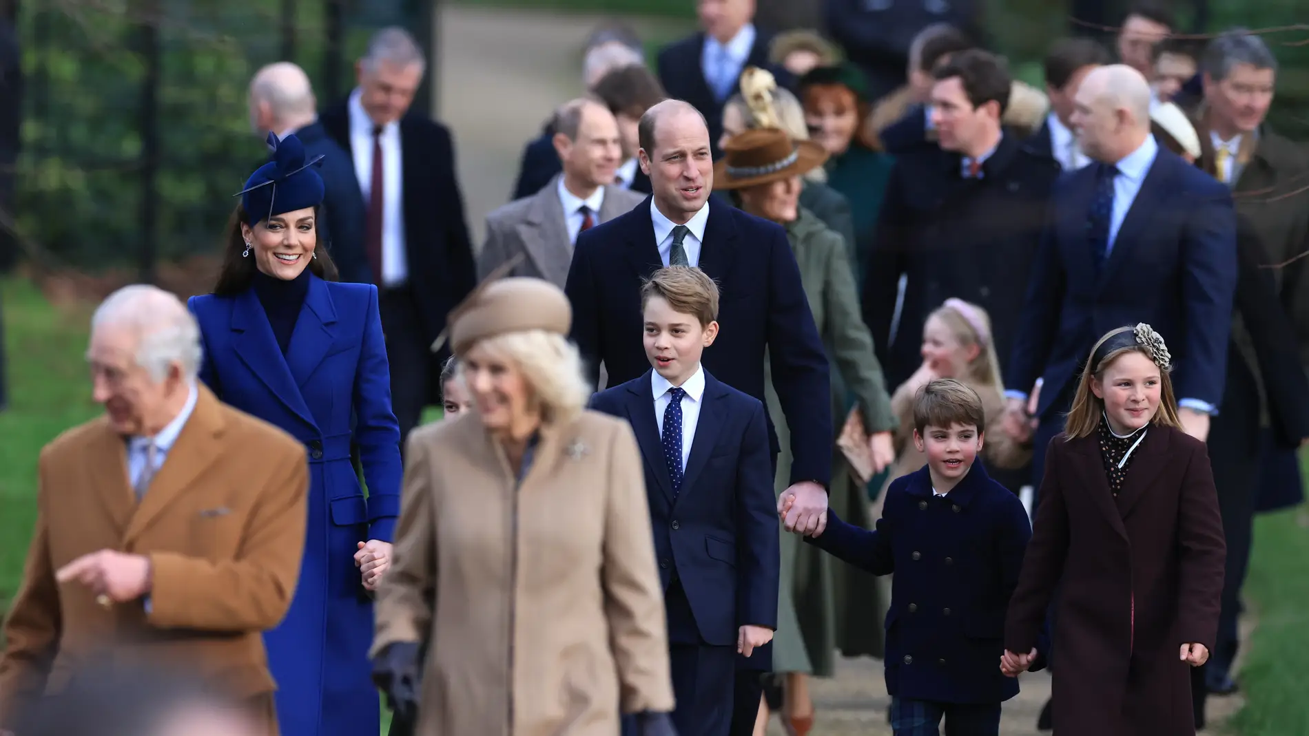 Kate Middleton, su marido y sus hijos