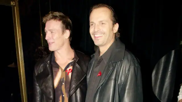 Nacho Duato y Miguel Bosé en 2001