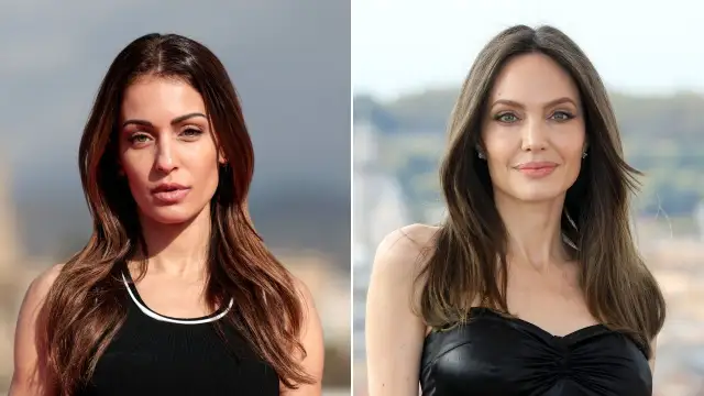 Hiba Abouk cuenta una sorprendente anécdota por su parecido con Angelina Jolie