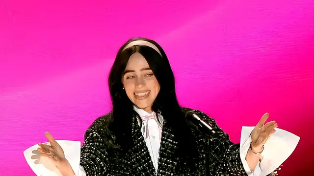Billie Eilish, en la gala de los Premios Oscar 2024.