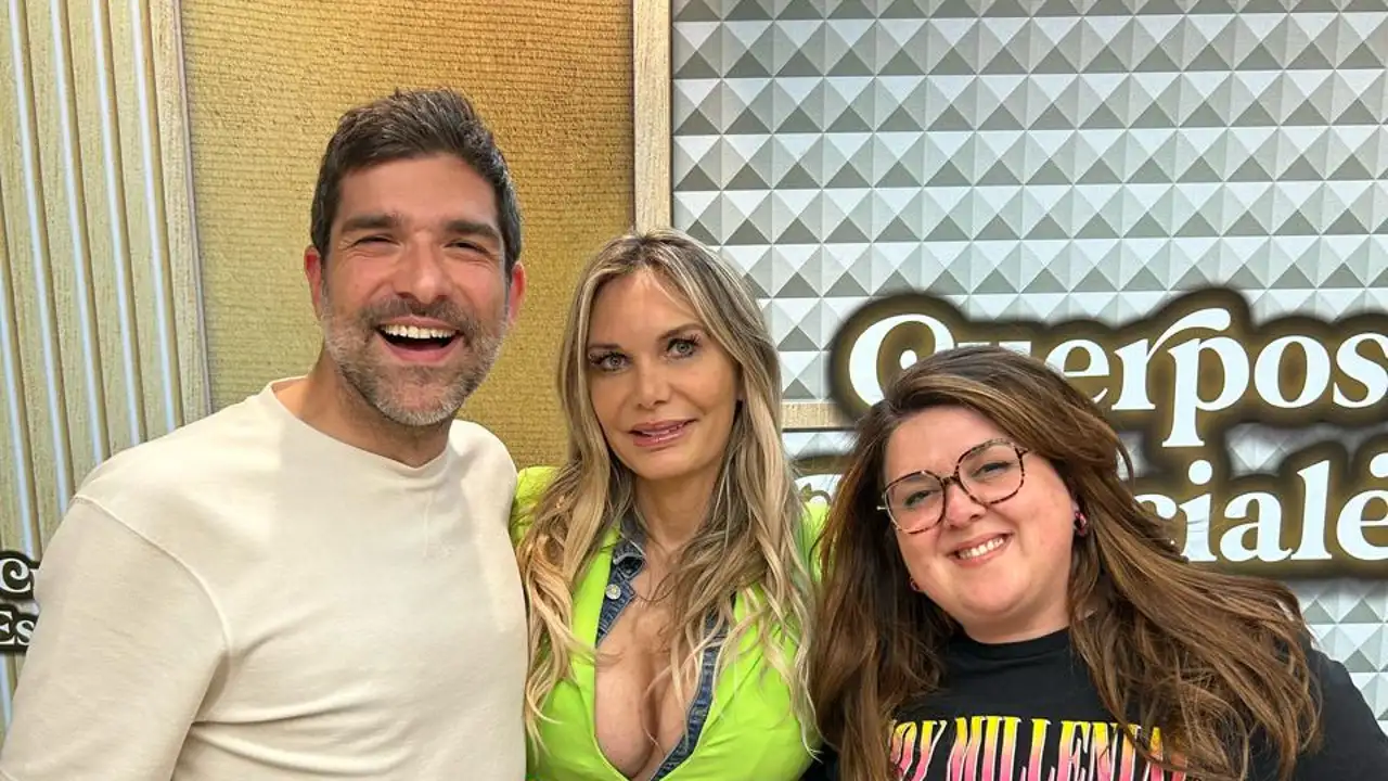 Yola Berrocal, con Nacho García y Lalachus Yola Berrocal, con Nacho García y Lalachus