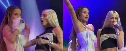 Emilia y Tini ponen a bailar al Movistar Arena cantando juntas 'La Original' Emilia y Tini ponen a bailar al Movistar Arena cantando juntas 'La Original'
