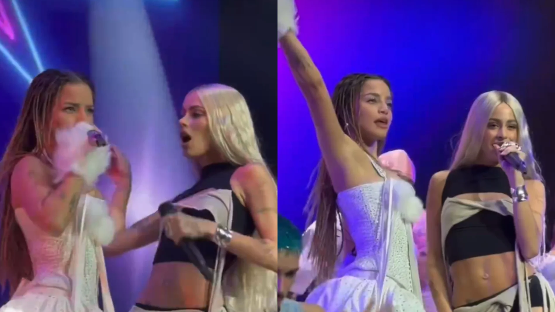 Emilia y Tini ponen a bailar al Movistar Arena cantando juntas 'La Original'