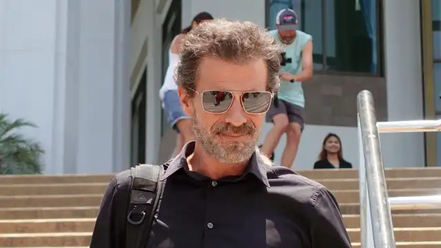 Rodolfo Sancho, a la salida de una sesión del juicio contra su hijo Daniel Sancho por la muerte de Edwin Arrieta.