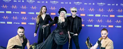 Nebulossa, en la ceremonia de inauguración de la 68º edición de Eurovisión en Malmö Nebulossa, en la ceremonia de inauguración de la 68º edición de Eurovisión en Malmö