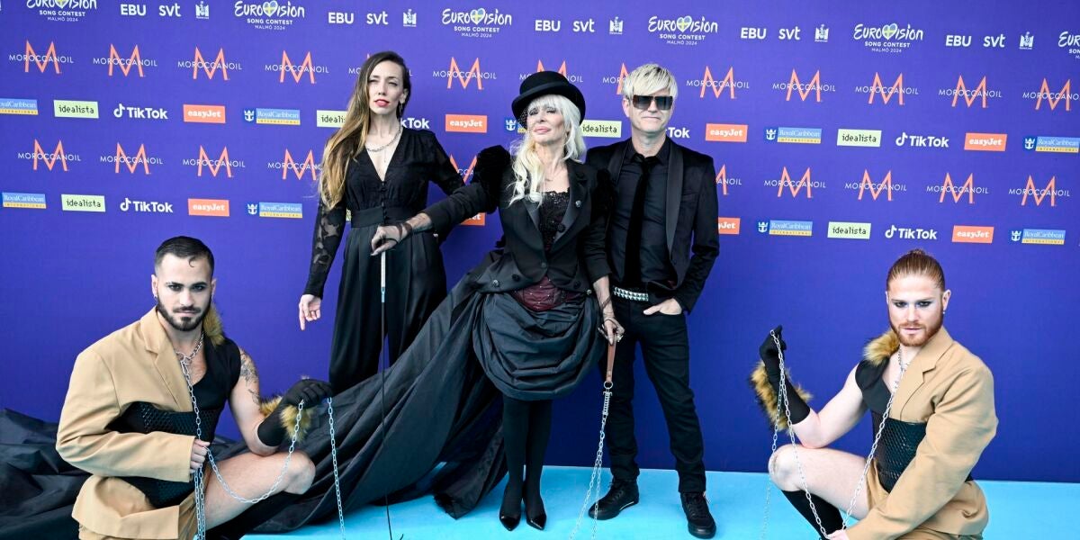 Nebulossa, en la ceremonia de inauguración de la 68º edición de Eurovisión en Malmö