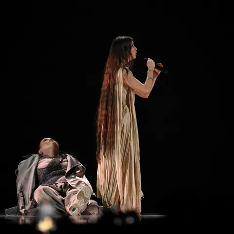 Alyona Alyona y Jerry Heil, durante los ensayos de Eurovisión 2024.