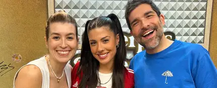 Eva Soriano y Nacho García con Miriam Rodríguez en 'Cuerpos especiales' Eva Soriano y Nacho García con Miriam Rodríguez en 'Cuerpos especiales'