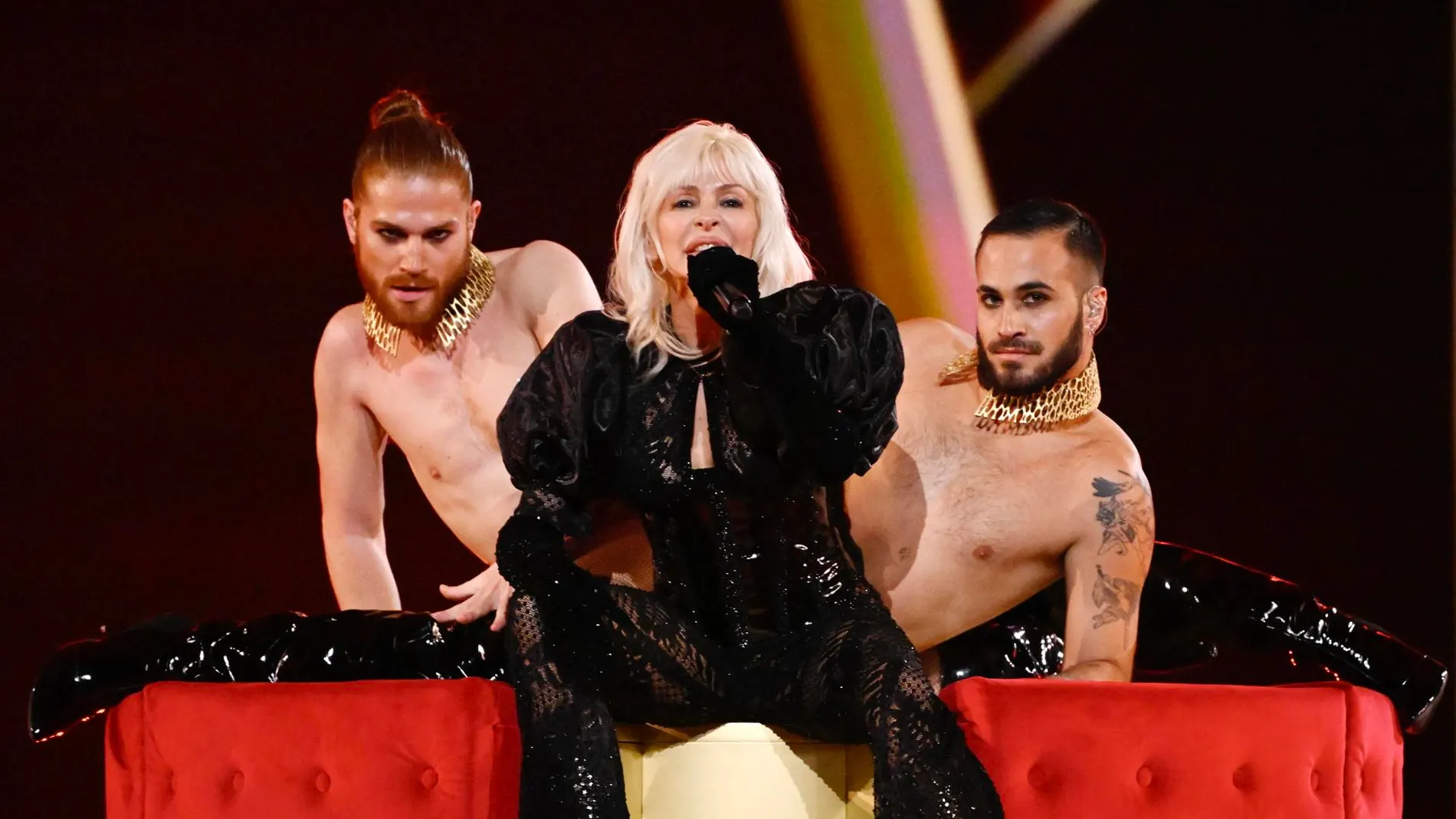 Mery Bas de Nebulossa, durante uno de los ensayos de Eurovisión 2024. Mery Bas de Nebulossa, durante uno de los ensayos de Eurovisión 2024.