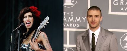 Amy Winehouse y Justin Timberlake