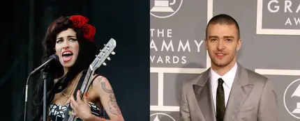 Amy Winehouse y Justin Timberlake Amy Winehouse y Justin Timberlake