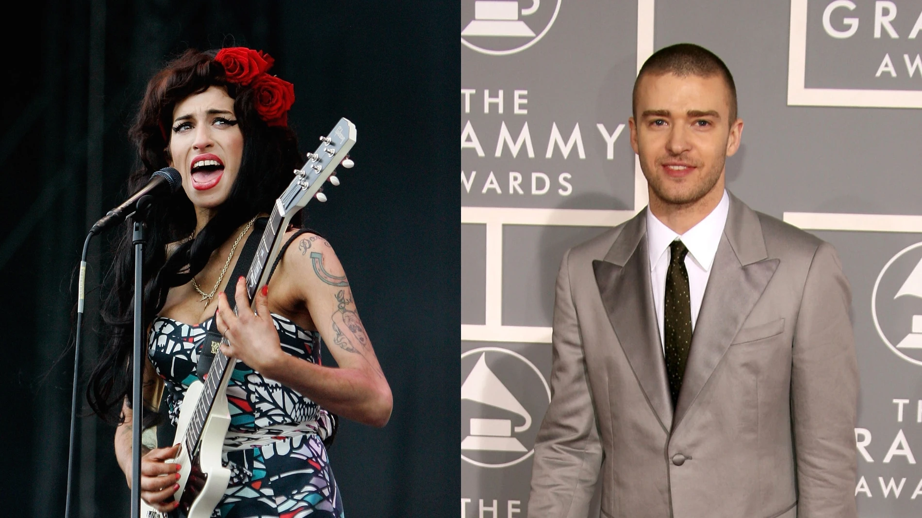 Amy Winehouse y Justin Timberlake Amy Winehouse y Justin Timberlake