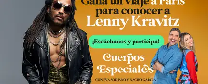 Lenny Kravitz invita a dos oyentes de Cuerpos especiales a conocerlo en París Lenny Kravitz invita a dos oyentes de Cuerpos especiales a conocerlo en París