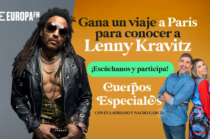 Lenny Kravitz invita a dos oyentes de Cuerpos especiales a conocerlo en París