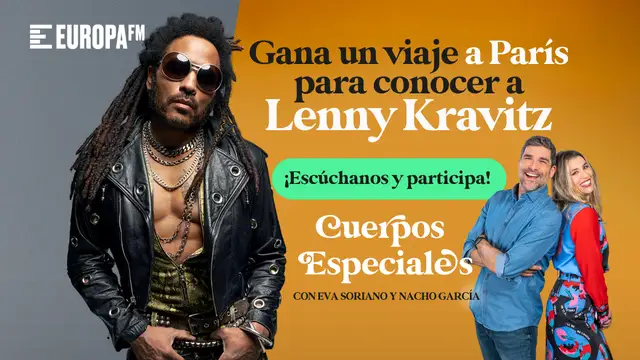 Lenny Kravitz invita a dos oyentes de Cuerpos especiales a conocerlo en París