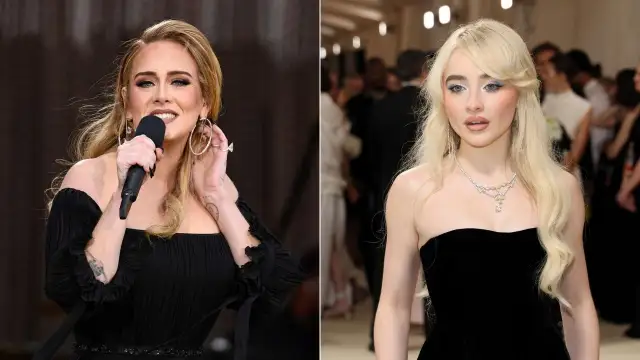 La reacción de Sabrina Carpenter al saber que Adele se mete en la cama con una canción suya
