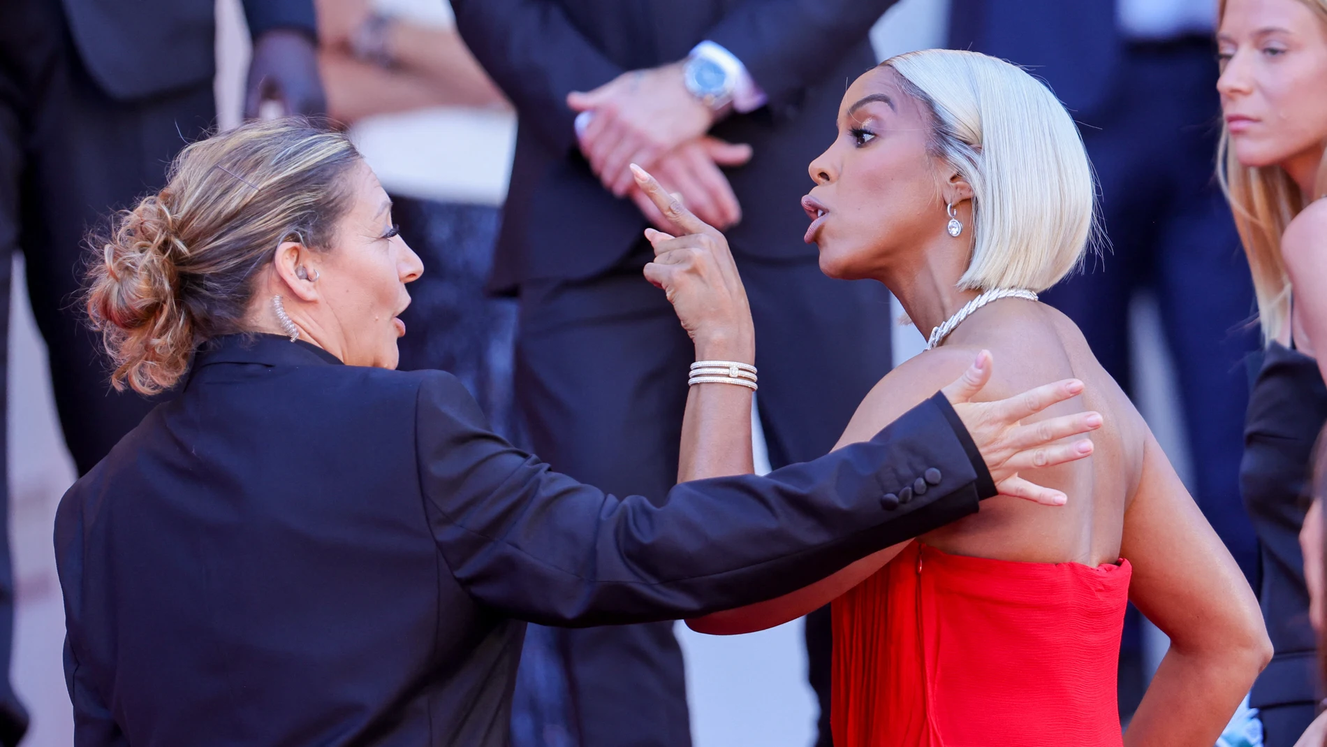 El enfrentamiento entre Kelly Rowland y una empleada de seguridad de Cannes