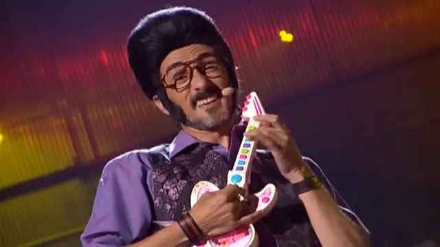 David Fernández como Chikilicuatre en Eurovisión