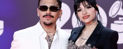 Christian Nodal y Cazzu en los Latin Grammy Christian Nodal y Cazzu en los Latin Grammy