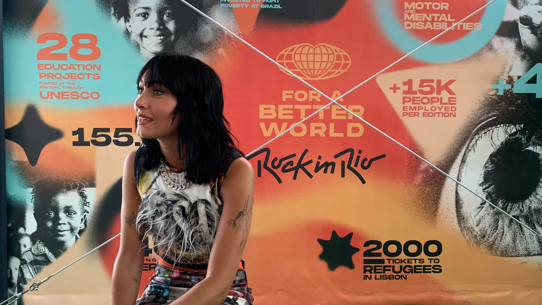 Aitana se merienda al público portugués en el Rock in Rio 