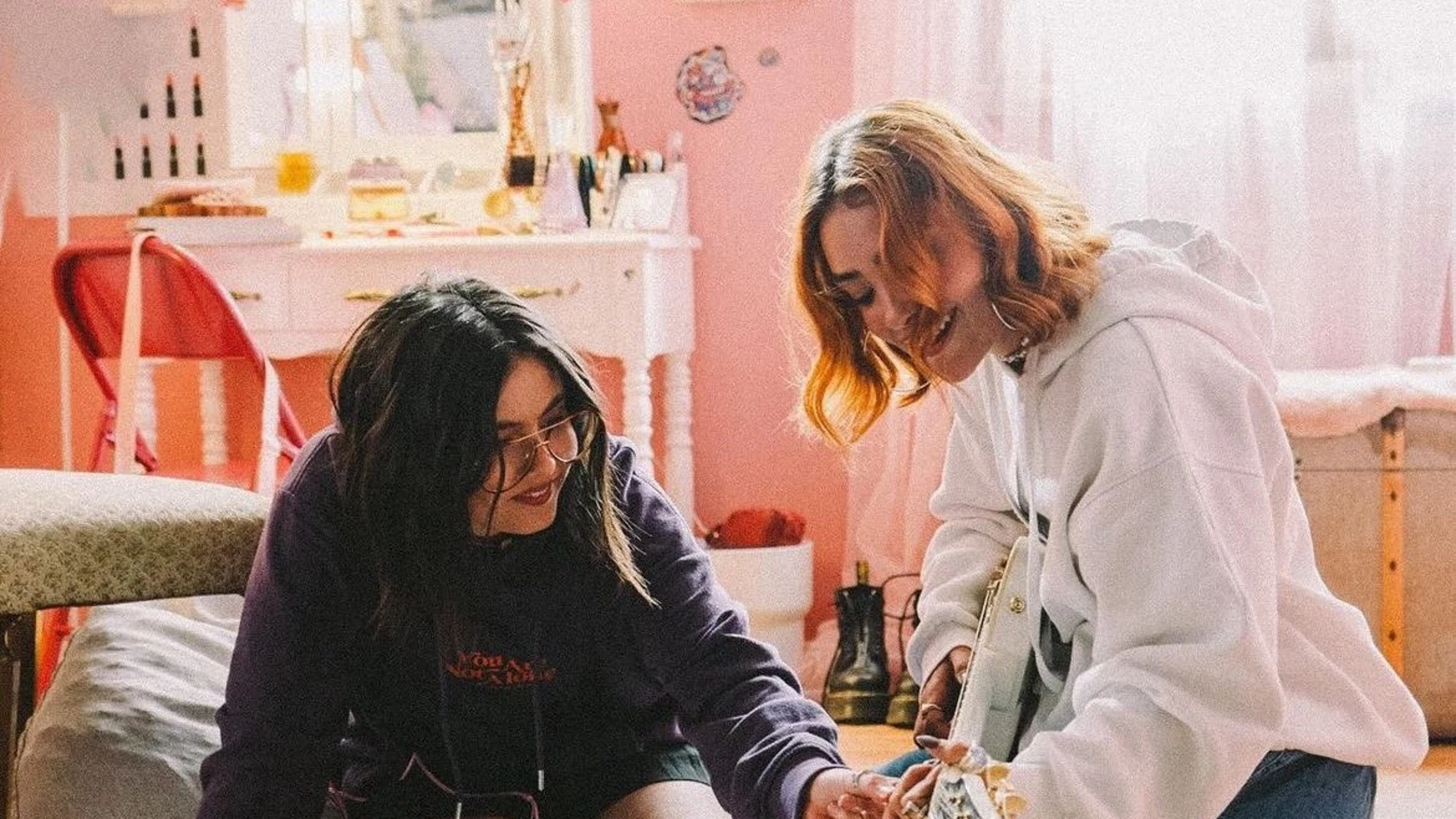 Chiara y Violeta en 'El parque' Chiara y Violeta en 'El parque'