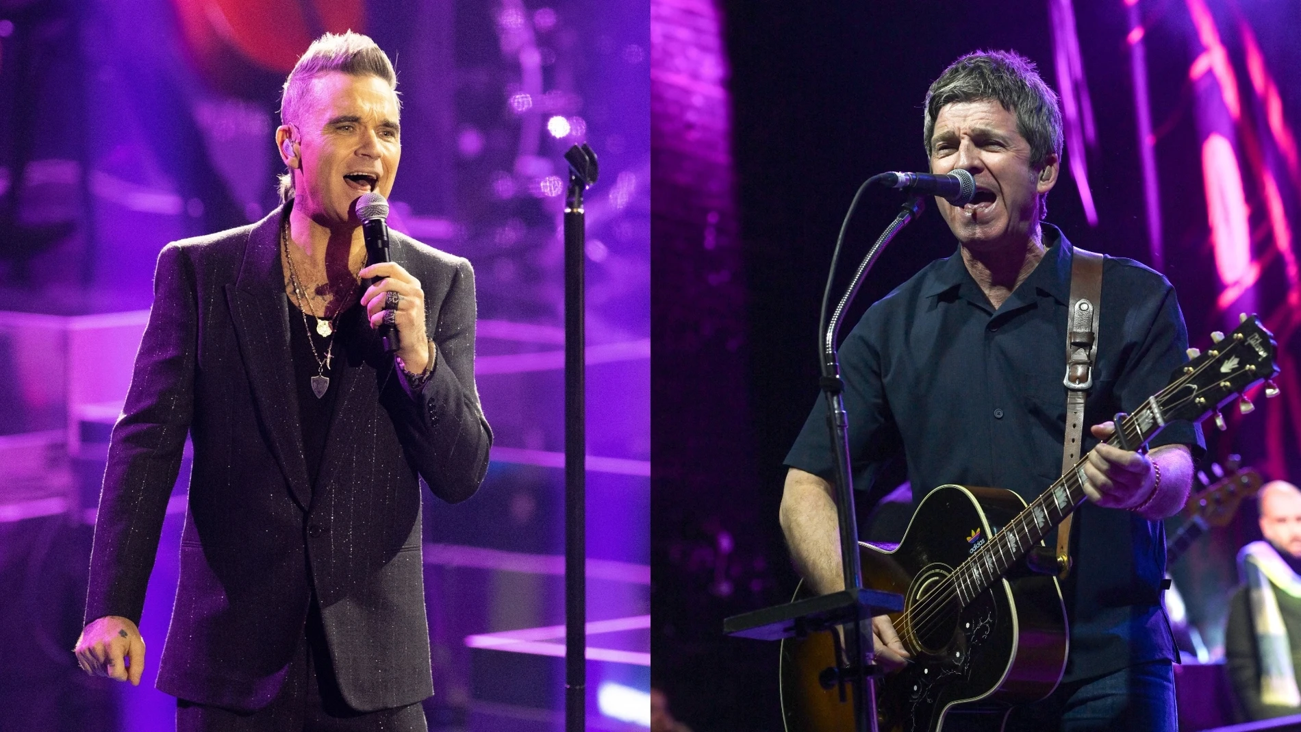 Robbie Williams reabre su lucha con Noel Gallegher después de llamarle: "bailarín gordo de Take That" Robbie Williams reabre su lucha con Noel Gallegher después de llamarle: "bailarín gordo de Take That"