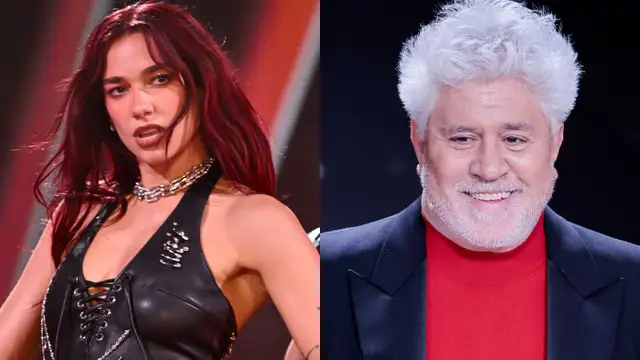 Dua Lipa y Pedro Almodóvar