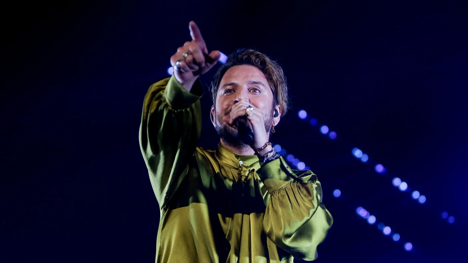 Manuel Carrasco en concierto en el WiZink Center de Madrid en 2022 Manuel Carrasco en concierto en el WiZink Center de Madrid en 2022